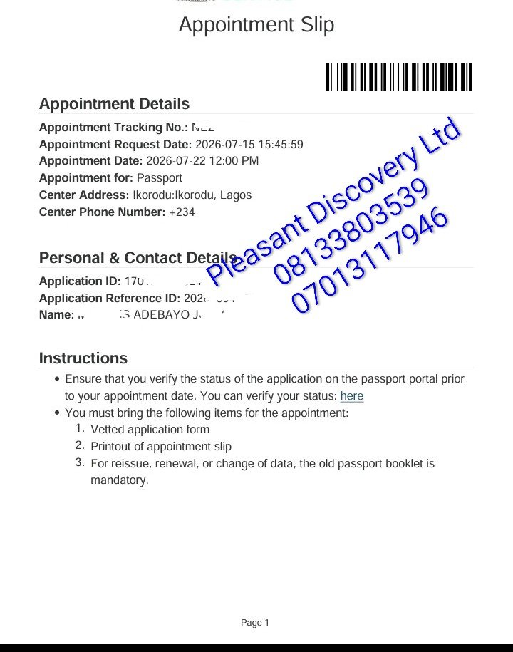pleasantdisltd's tweet photo. Thank you! Thank you!! Thank you!!!
To all our customers from Facebook, Instagram,Twitter, LinkedIn, Tiktok,Thread for believing in us without seeing us in person,we appreciate your patronage.
A client reached out to us on the 15th Wednesday 2026 for assistance on passport https://t.co/yOvVvxuL4b