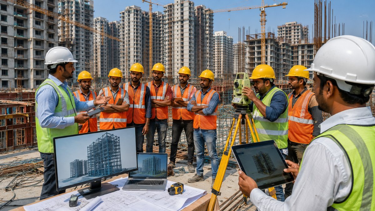 Grihik126837's tweet photo. India is witnessing a construction boom, but the shortage of skilled workers is slowing projects, raising costs and affecting quality. What's causing the gap—and how can it be fixed?
https://t.co/1VI9NuZYUz

#Construction #SkilledWorkers #Infrastructure #RealEstate https://t.co/cp9DlKLtZX