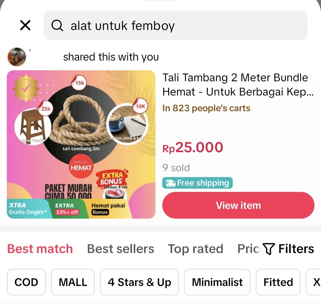 Sitahugoreng's tweet photo. Tiktokshop........... https://t.co/c5ICQvw839