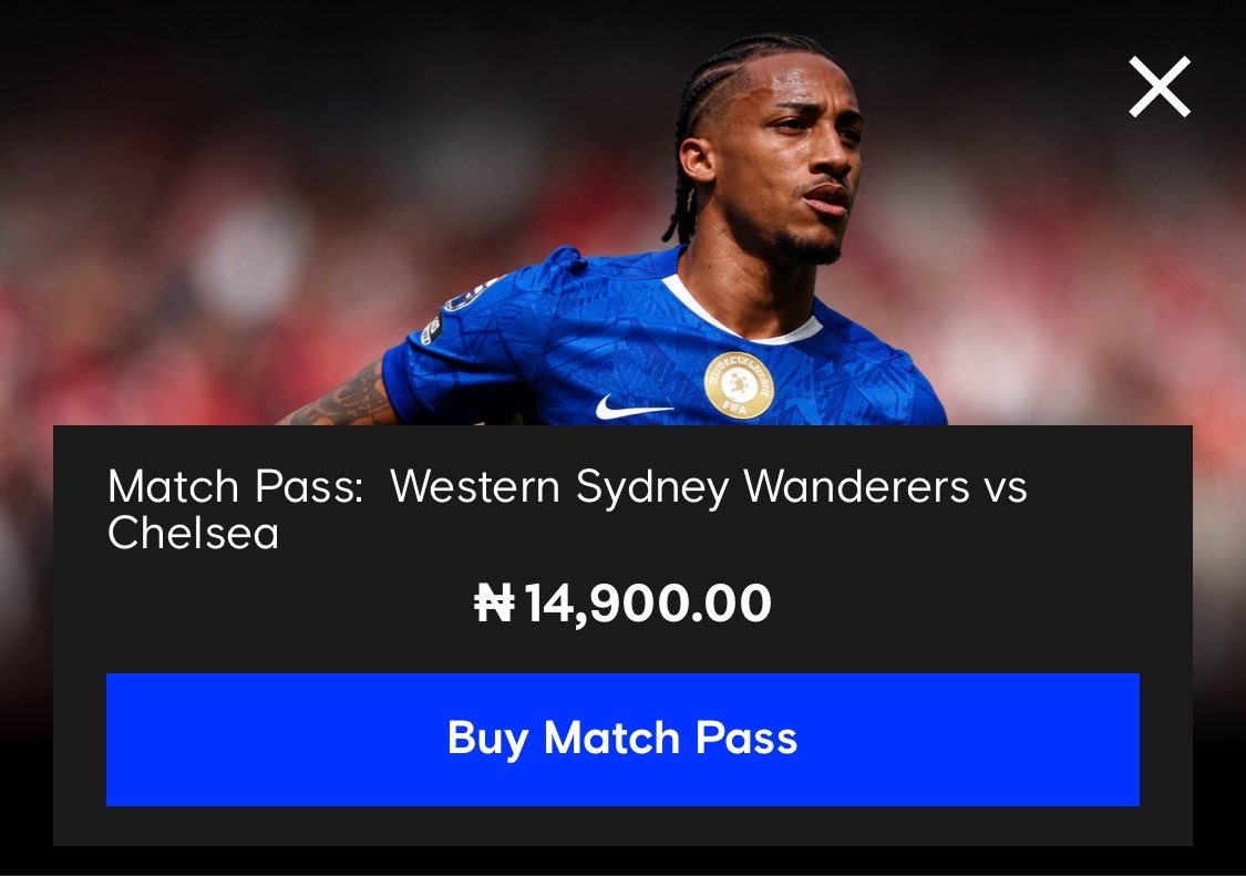 oyimzy's tweet photo. If you can’t afford to buy the pass to watch the Chelsea vs Western Sydney pre-season game, don’t worry. The game is on Sporty TV Africa YouTube Channel.🤝 https://t.co/MXJZGe9598