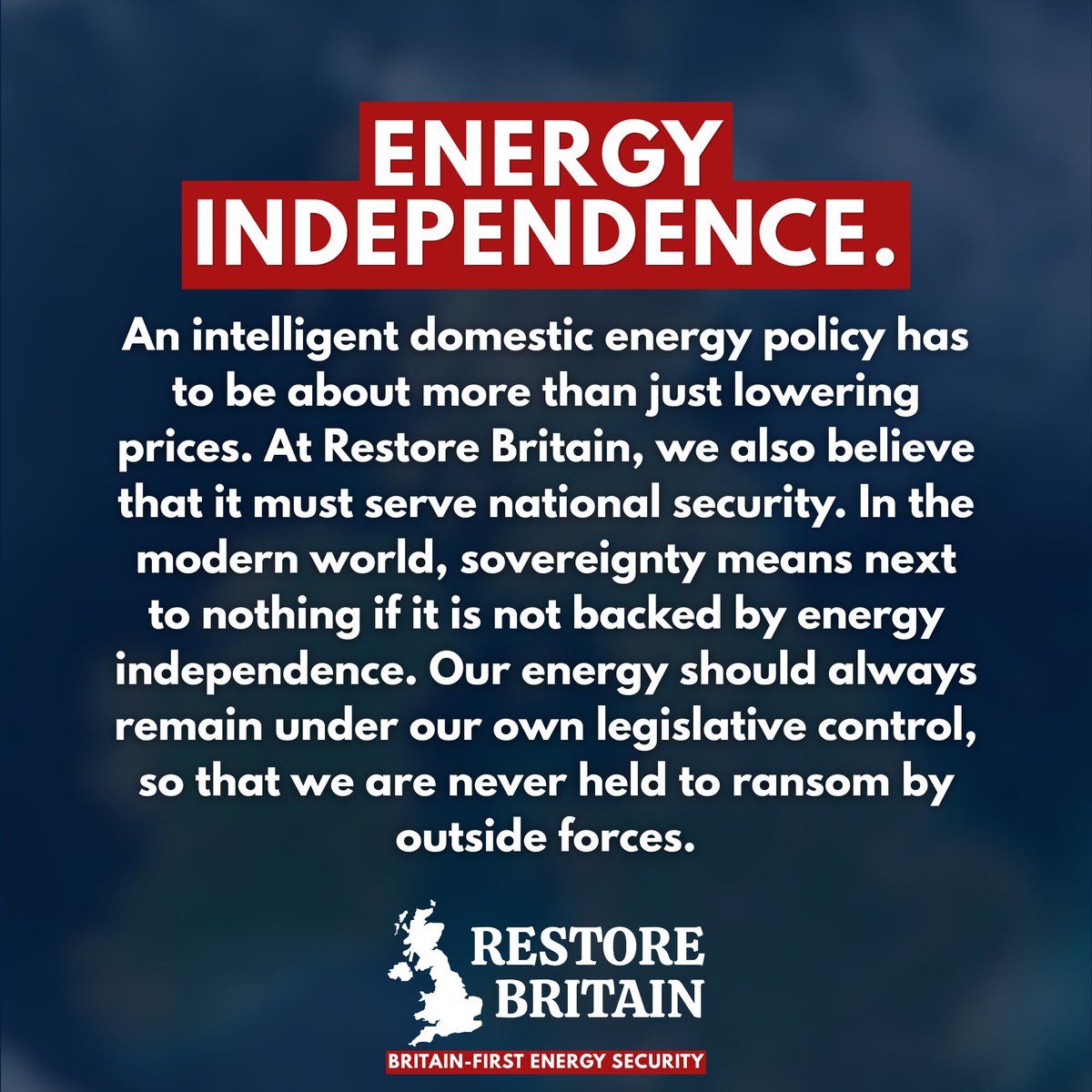 RestoreBritain's tweet photo. Restore energy independence. https://t.co/Z2D0WMoEW5