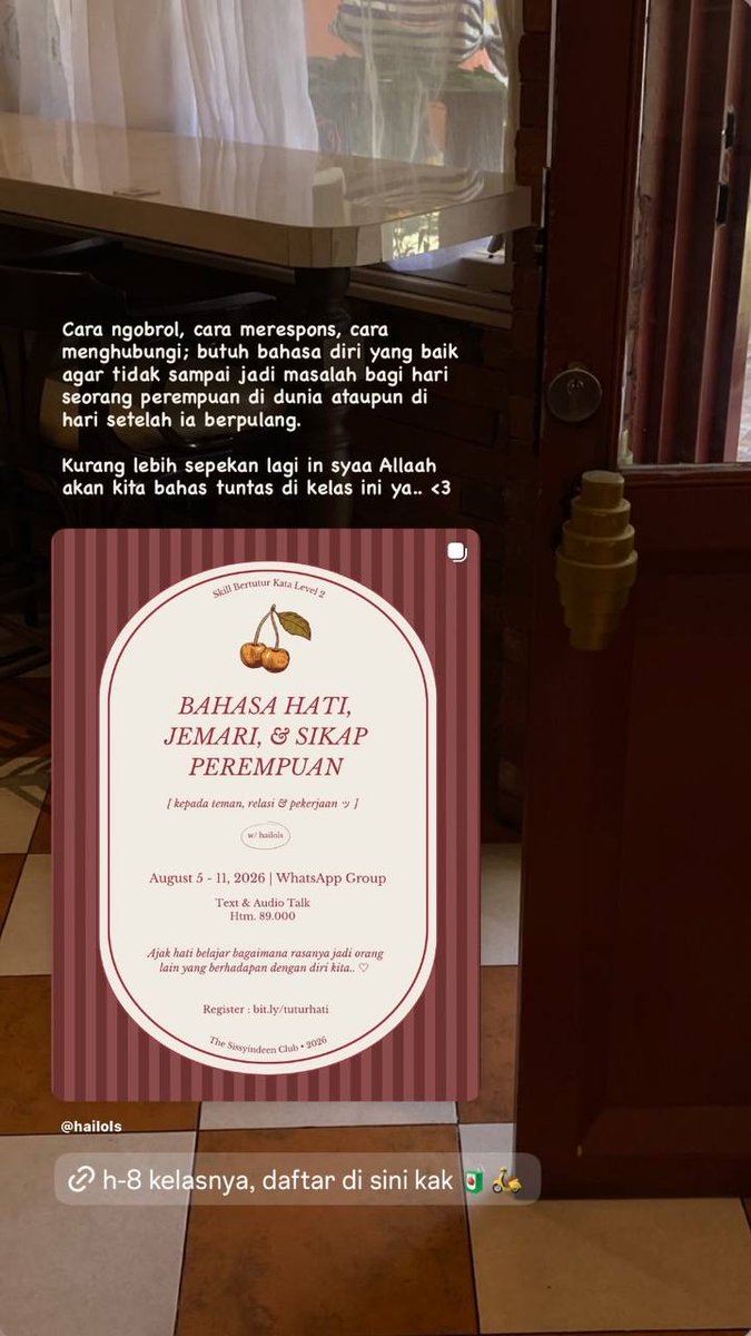 TawheedFirst_'s tweet photo. Mari belajar bersama 🌲🪾
Daftar ke sini yaa https://t.co/HBLbidlQpF ッ https://t.co/4BIFKlnXRj