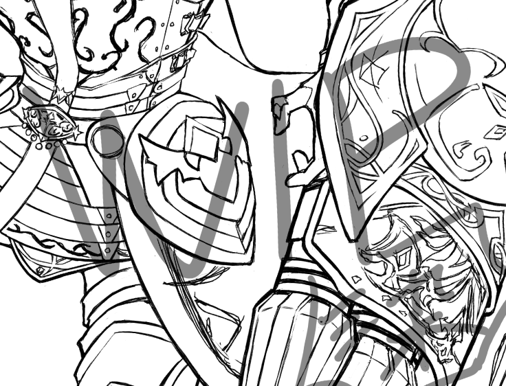 some_zome's tweet photo. 生存報告WIP
生きてます
他の黙々と描いてたらめちゃくちゃかっこいいの見て
居ても立っても居られなくて新たに黙々としてます

細部まで整えて整えて描きこみたい
VS
そんな事してたら夏終わるし頭割りくるわ

拡大すると止まらなくなるから拡大しすぎないよう耐えてる

楽しい
かっこいい
白銀楽しみ https://t.co/ZCRVKNUb58