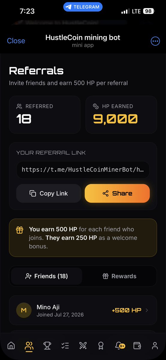 hustlecoin_HSL's tweet photo. Every referral strengthens the HustleCoin ecosystem.

Invite.
Grow.
Earn.

Simple.

🚀🪙

#Referral #Crypto #HustleCoin #HSL https://t.co/87NJeTrxOK