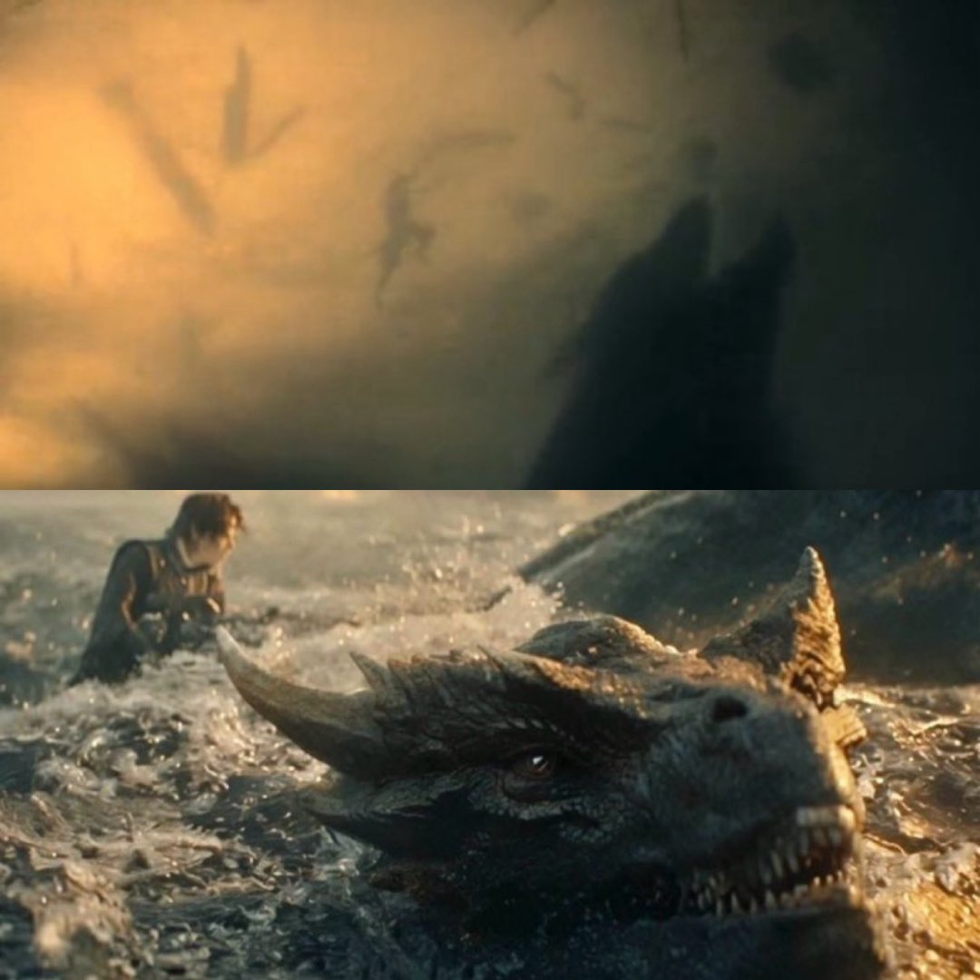 SiezerW's tweet photo. Unrelated but ;;
I thought dragons are giant lizards, so why didn't Vermax just swim?
#hotd https://t.co/H0gS9Av3uB