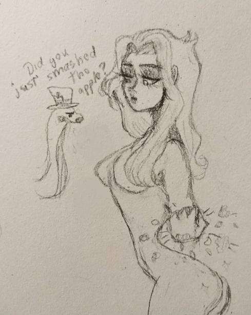 pudiinSam's tweet photo. Day 7: Free Day ⟶ Eden AU ⊹₊⋆
.
˗ˏˋ ♡ ˎˊ˗
.
idk how to draw hands/cry ╥﹏╥
#guitarspearweek #guardrockweek #guitarspearweek2026 #guardrockweek202 #guitarspear https://t.co/cun79FLnwg