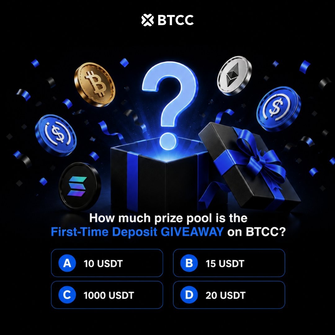 BTCCexchange's tweet photo. 100USDT Quiz🏆 5 winners✌️ 72hr
✅Follow @BTCCexchange 
✅Quote this tweet 'Easy💰from BTCC #BTCC15'
✅Comment your answer + quote link + trc20 wallet
Hints, check the previous tweet🗒️ https://t.co/9VMJIQWja2