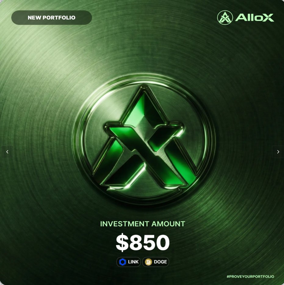 stevens12240's tweet photo. Just proved my portfolio on @alloxdotai 🚀

#ProveYourPortfolio #AlloX https://t.co/toHH5ePJwr