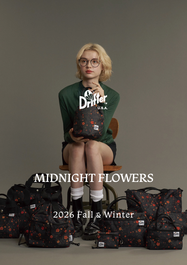 DrifterUSA1977's tweet photo. Drifter 2026 Fall &amp; Winter 1st Visual #drifter #bag #visual #2026fw #fall #winter #Original #music #culture #fashion #image #midnightflower #launch #firstlook #ships #unitedarrows #beautyandyouth #freaksstore #urbanresearch #journalstandard #deuxiemeclasse #apstudio https://t.co/rDpY1NAoJ8