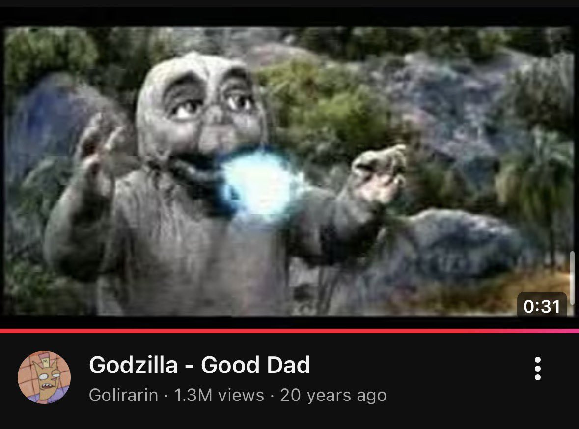 MarcisRadtastic's tweet photo. #sauriancore but itโs old Godzilla video recommendations https://t.co/gzLkGRXOvC