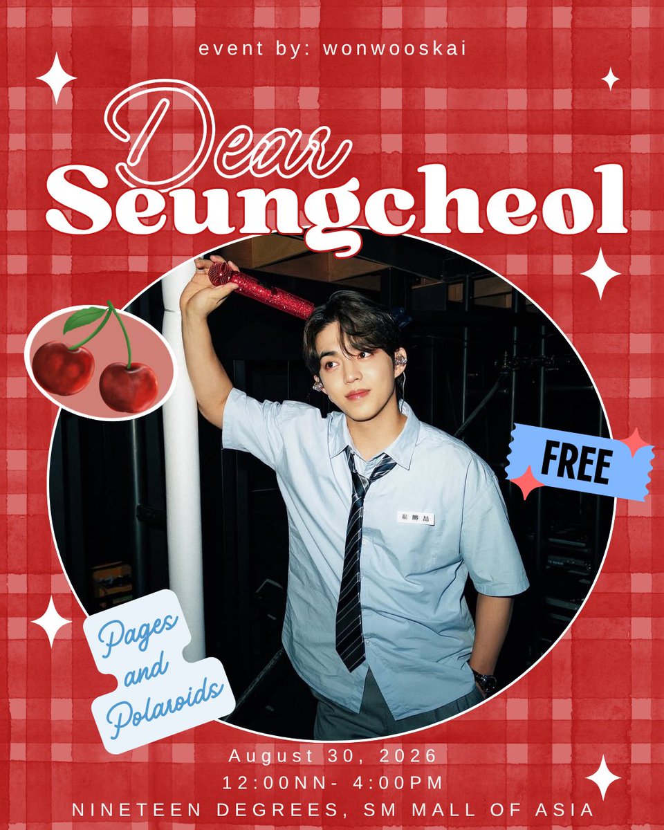 kai ❤️‍🩹| #DearSeungcheol 📌 tweet media
