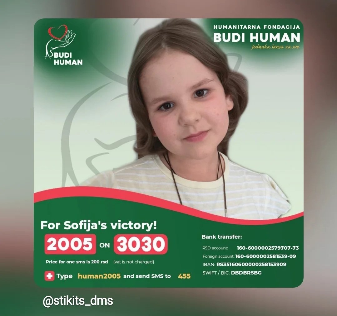 _mandarinica_'s tweet photo. Molim vas RT i SMS 2005 na 3030 https://t.co/Pdu5qS1p5r