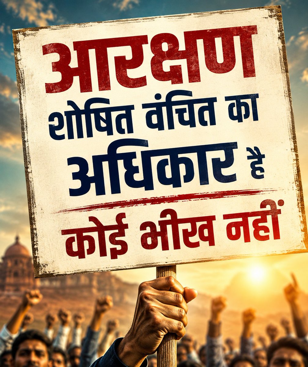 savearakshan's tweet photo. @JaipurDialogues Reservation is our right https://t.co/f3rgE5s5UT