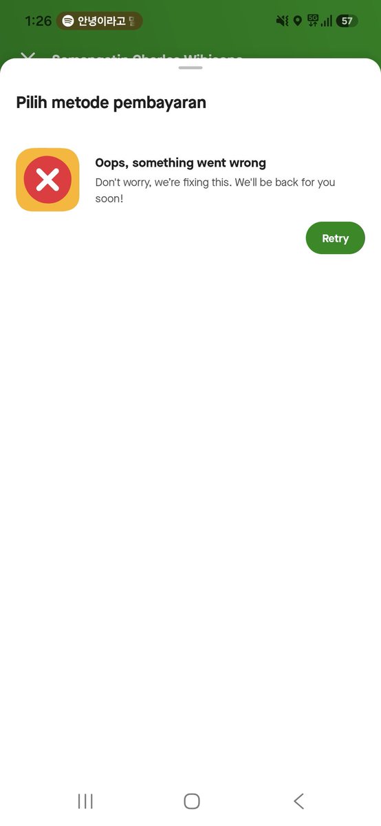 iamusingx____'s tweet photo. @gojekindonesia lagi error kah?

Mau kasih tip ke driver tapi ngga muncul-muncul pilihan metode pembayarannya. https://t.co/VCaarrMDSP
