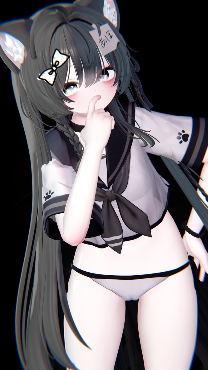 VrcHime's tweet photo. 🖤

#Plum3D #VRChat https://t.co/Ss5km3x4oE