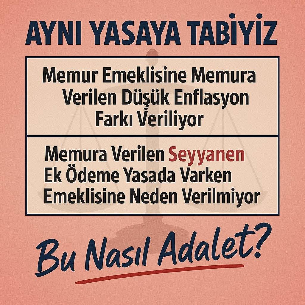 ahmetyarici31's tweet photo. ⁉️SEYYANEN Yasal hakkı olmasına rağmen yasal haklarını düzenleyen kanunlar 375/40 KHK ile çignenen #EmekliMemur un yaşadığı TALEP DEĞİL HAK GASPIDIR
⁉️Bu hak gaspı neden yapıldı? Neden düzeltilmiyor? Açıklama Bekliyoruz

@RTErdogan @tcbestepe
@memetsimsek
@Akparti @MHP_Bilgi https://t.co/ynEI2ewJCm