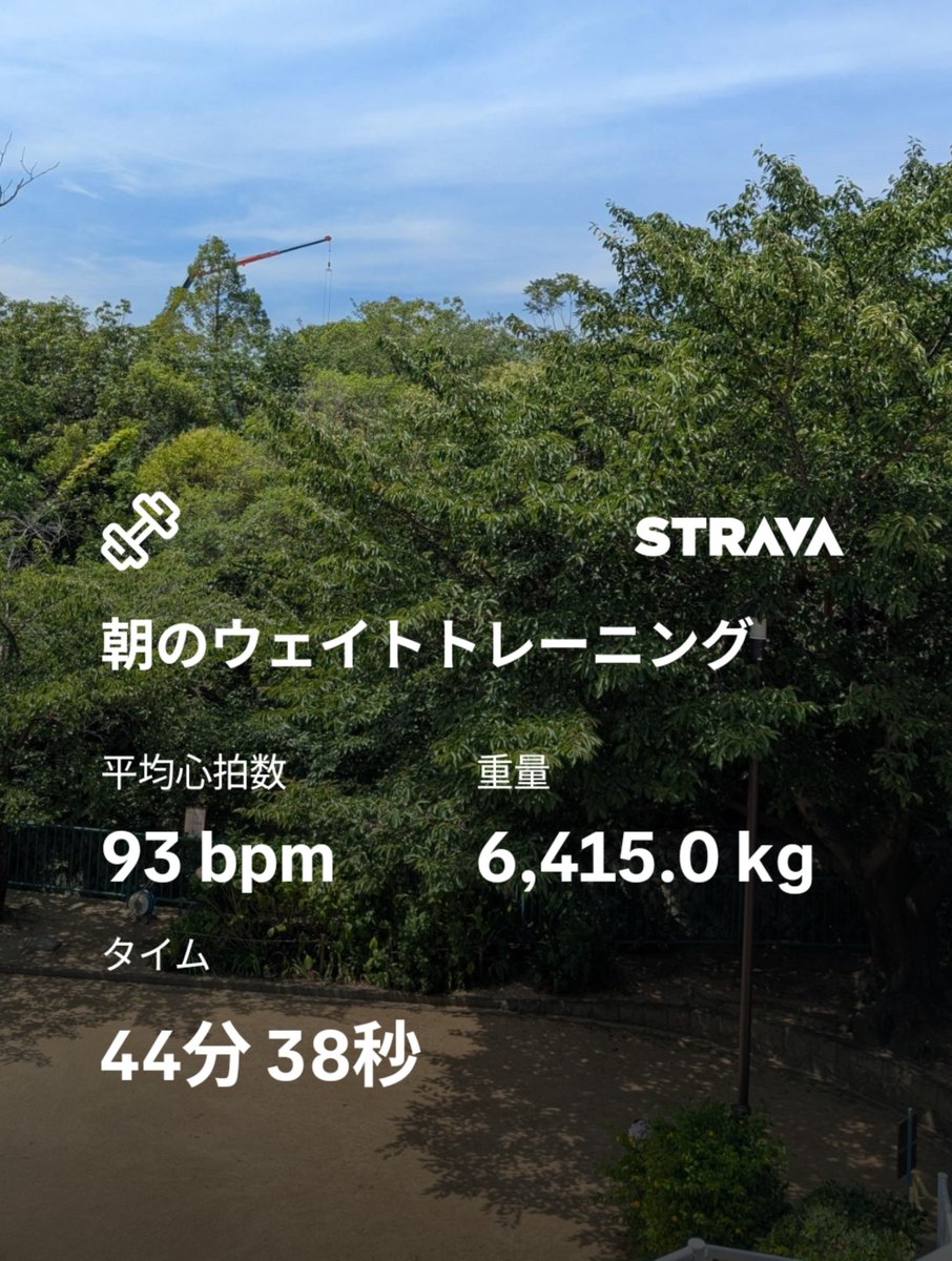 rinrsakon's tweet photo. 本日の筋トレ終了！夜勤明けに。#ロードバイク #トレラン #筋トレ #ロードバイク #garmin #strava #zwift https://t.co/7bp8Rzo18D