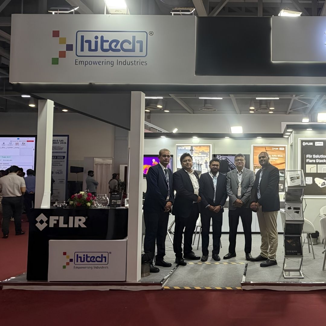 hitechssltd's tweet photo. Great conversations. Stronger partnerships. Thanks for visiting the @hitechssltd  &amp; @flir  booth at @GasIndiaexpo25   #flir #ThermalImaging #IndustrialSafety #OilAndGas #ConditionMonitoring #EarlyFireDetection  #HiTechSystems #GasIndiaExpo2026 https://t.co/Nt87uMwVcG
