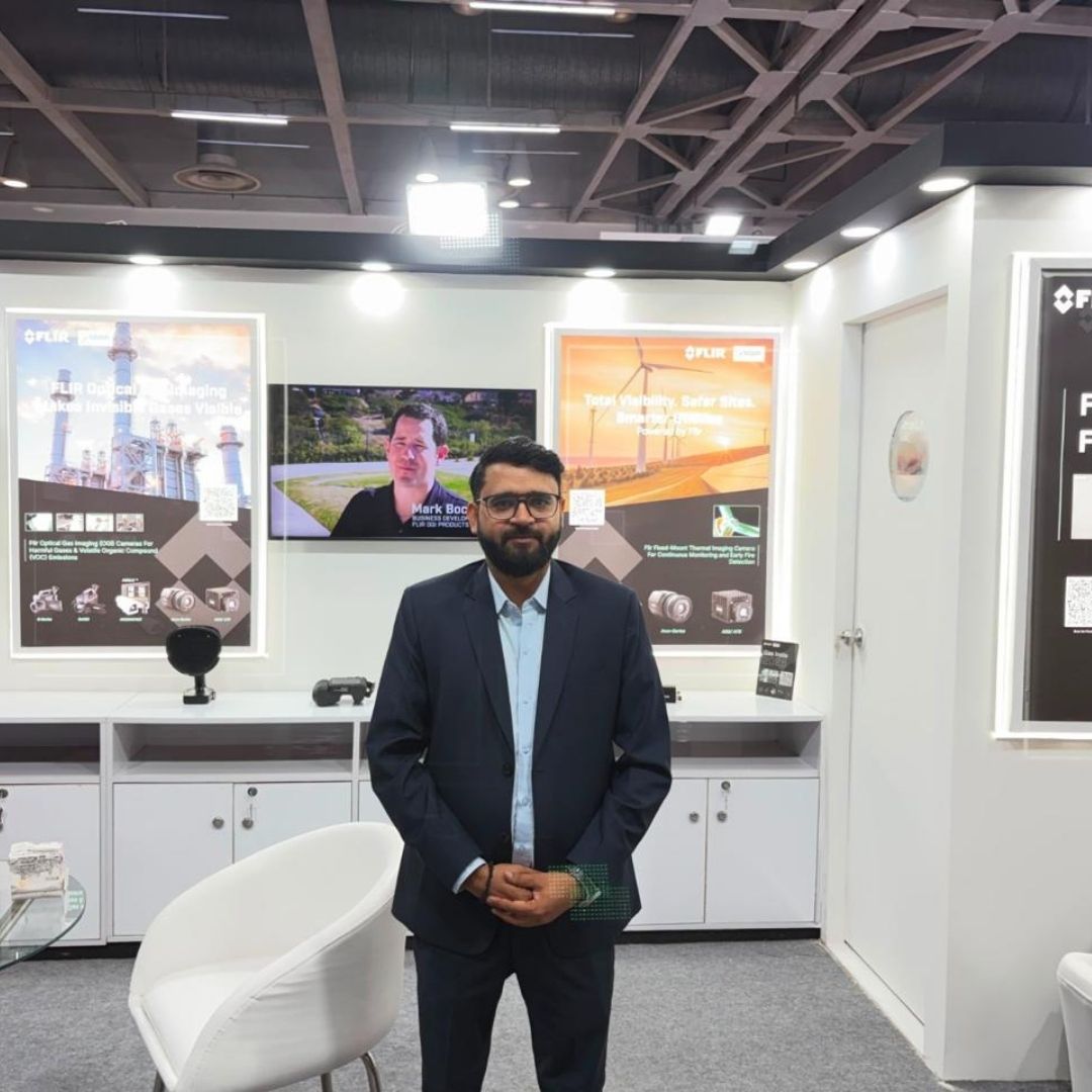hitechssltd's tweet photo. Great conversations. Stronger partnerships. Thanks for visiting the @hitechssltd  &amp; @flir  booth at @GasIndiaexpo25   #flir #ThermalImaging #IndustrialSafety #OilAndGas #ConditionMonitoring #EarlyFireDetection  #HiTechSystems #GasIndiaExpo2026 https://t.co/Nt87uMwVcG