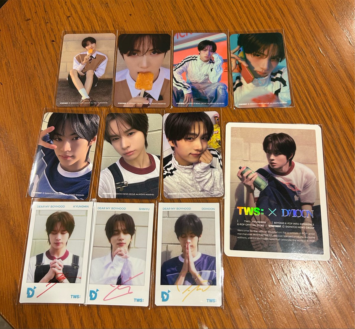 hj19502's tweet photo. TWS D'PARTMENT DICON D'CON POPUP
ポップアップ 交換 トレカ チェキ インスタント

【譲】画像のもの

【求】画像〇付きジフン

購入特典のプロフィールカードも求めております💦
【譲】ギョンミン【求】ジフン

お気軽にお声がけください🙇‍♀️

 #TWS交換 https://t.co/9WsmxflxHs