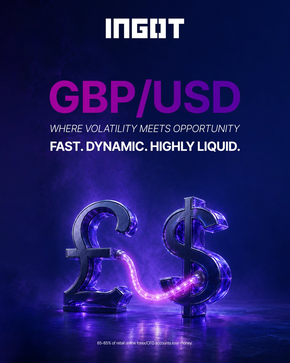 INGOTKenya's tweet photo. GBP/USD, known as The Cable, is one of the most volatile major pairs.

Here's what drives its moves:

Bank of England decisions

UK CPI and GDP data

Geopolitical developments

If volatility is your style, The Cable deserves a spot on your watchlist.

#GBPUSD #ForexTrading #INGOT https://t.co/ucofgm9BDF