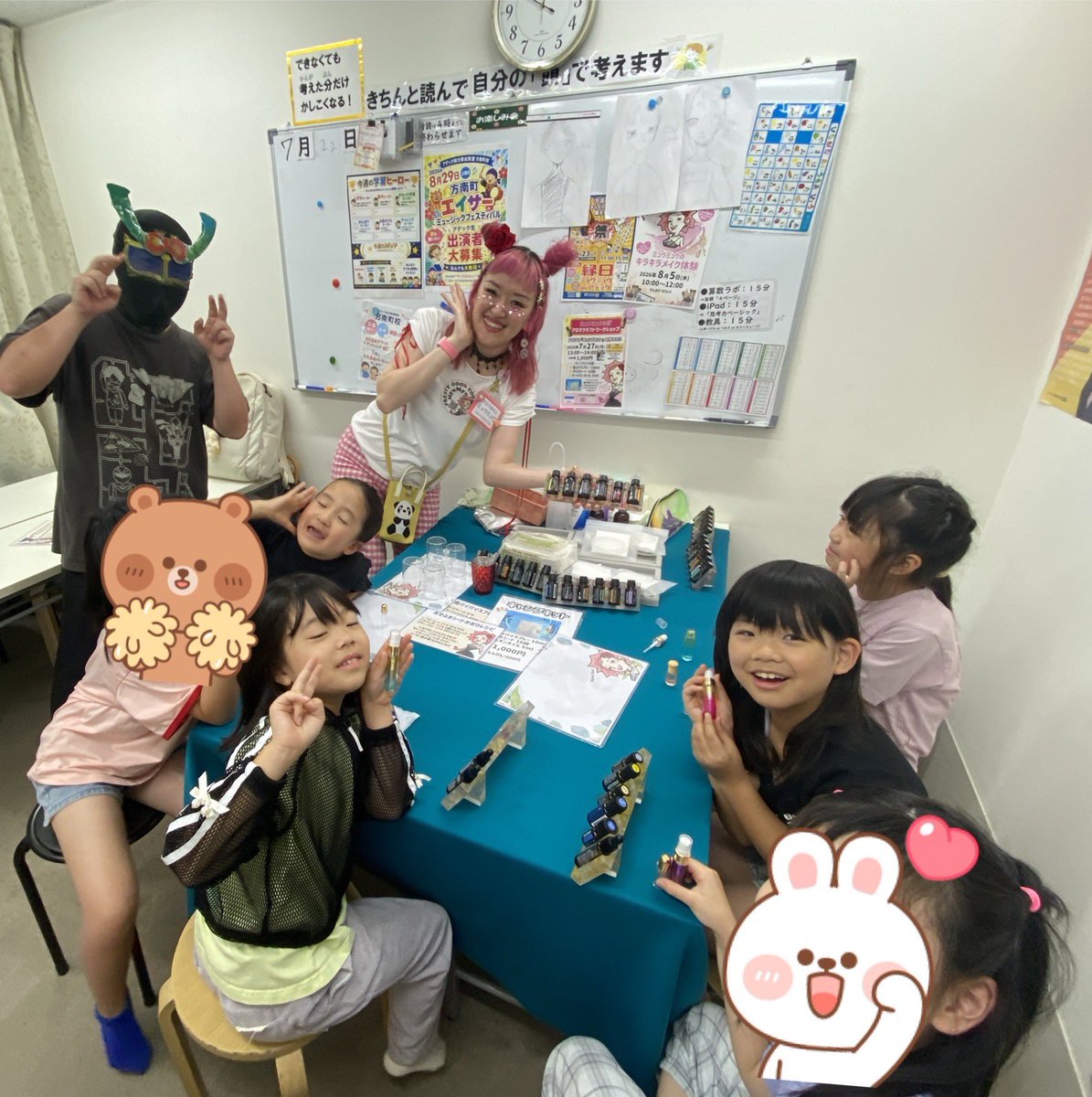 iijNWqUQ7i41630's tweet photo. 遅めのおはスミでございます🌞

昨日は朝からイベントのプールの片付け。
干して乾かして、一部に残った水滴を拭き取って諸々。。。

その後は行きつけの
 “Inter bar(インターバル) ”でモーニングプレートとアイスコーヒー☕❄

午後はアデック方南町校でミュウミュウ @myumyu_aroma のアロマワークショップ‼️

子供用イベントに、大きな子供として参加してきました✨

アロマを使った虫除けスプレーや汗ふきシートなど実用性のあるものを皆で沢山作ったので、夏の活動で有効活用します👍