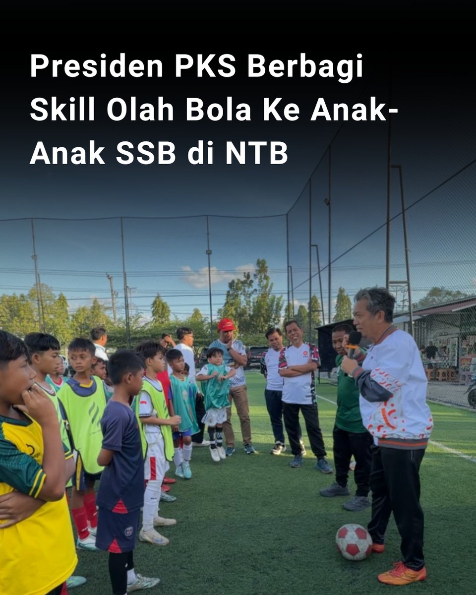 AndikaMataram's tweet photo. Keren sih. Pembinaan usia muda emg harus terus didukung. Semoga makin banyak bibit hebat yg lahir dr SSB⚽🇮🇩

#bangjamil #amy #pks #timnas #bola https://t.co/TbRqRikmTB