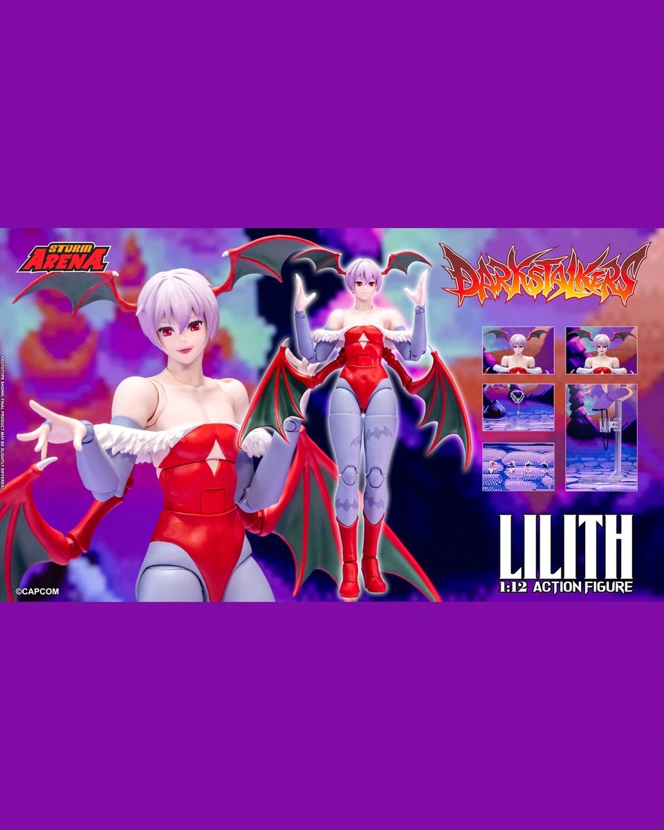 DewToyStore's tweet photo. ⭐ [𝗣𝗿𝗲-𝗼𝗿𝗱𝗲𝗿] Storm Collectibles Toys Storm Arena 1/12 Scale Action Figure - DSSA01 Darkstalkers - Lilith ⭐

https://t.co/rxBN3AxPGs

#ohmyprimus #dewtoystore #actionfigures #actionfigure #stormcollectibles #stormtoys #stormarena #darkstalkers #lilith https://t.co/wIkUy6eAn6