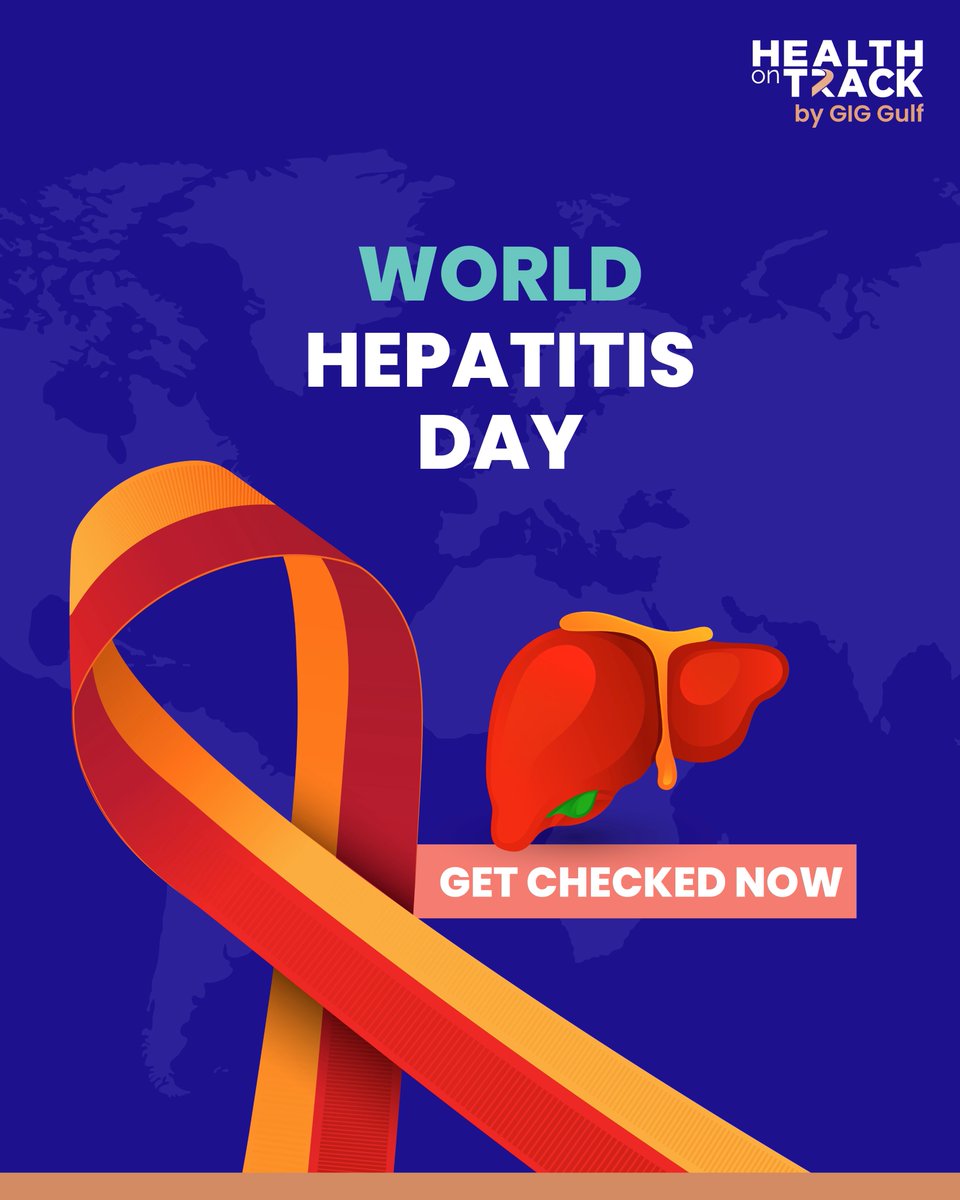 giggulf's tweet photo. Protect your health. Prioritize prevention.

This #WorldHepatitisDay, get tested. Early detection can help prevent serious liver disease.

Learn more: https://t.co/ukVE8TbLpt

#GIGGULF #GetChecked #Health https://t.co/GDBdJ80tHN