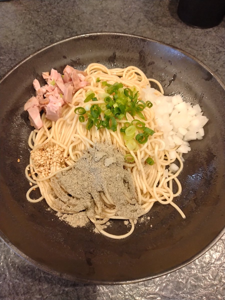 3m_m_m3's tweet photo. にぼしら〜めん　ニボ太郎

【限定】濃厚：焼き青森と千葉2種 ほか

#初のカエシレス
#ドロドロ濃厚スープ
​#歯切れの良いパツパツの細麺
​#チャーシューも絶品
#煮干しらーめん
#茨城県
#つくば市 https://t.co/DXXigTdDPQ