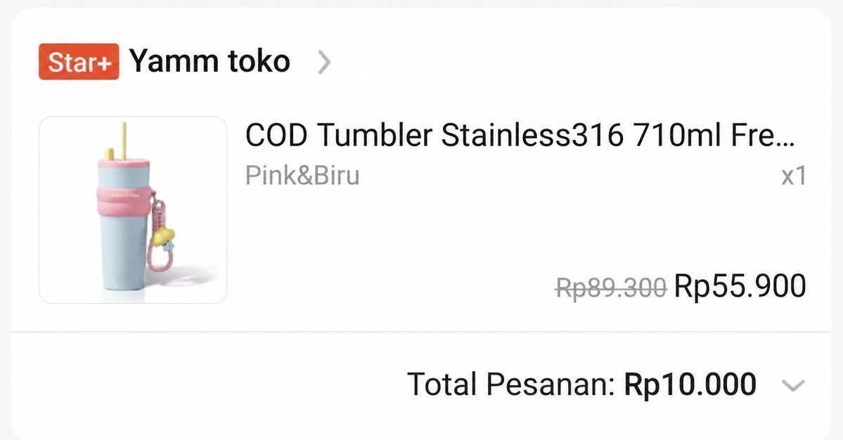 sl0wdussk's tweet photo. IN THIS ECONOMY... lebih milih luangin waktu buat cari voucher daripada bayar harga normal 😭💖🫶 https://t.co/LttTu0iPWv