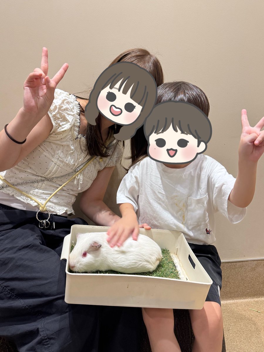 ma_ru37's tweet photo. 娘ちゃんが体操の間に息子と2人時間👦🏻✌️
動物さんが大好きなので触れ合えるところに行ってきたよ🐹🐱🐶
可愛かったし楽しかった〜💗 https://t.co/AYKTbgSbxm