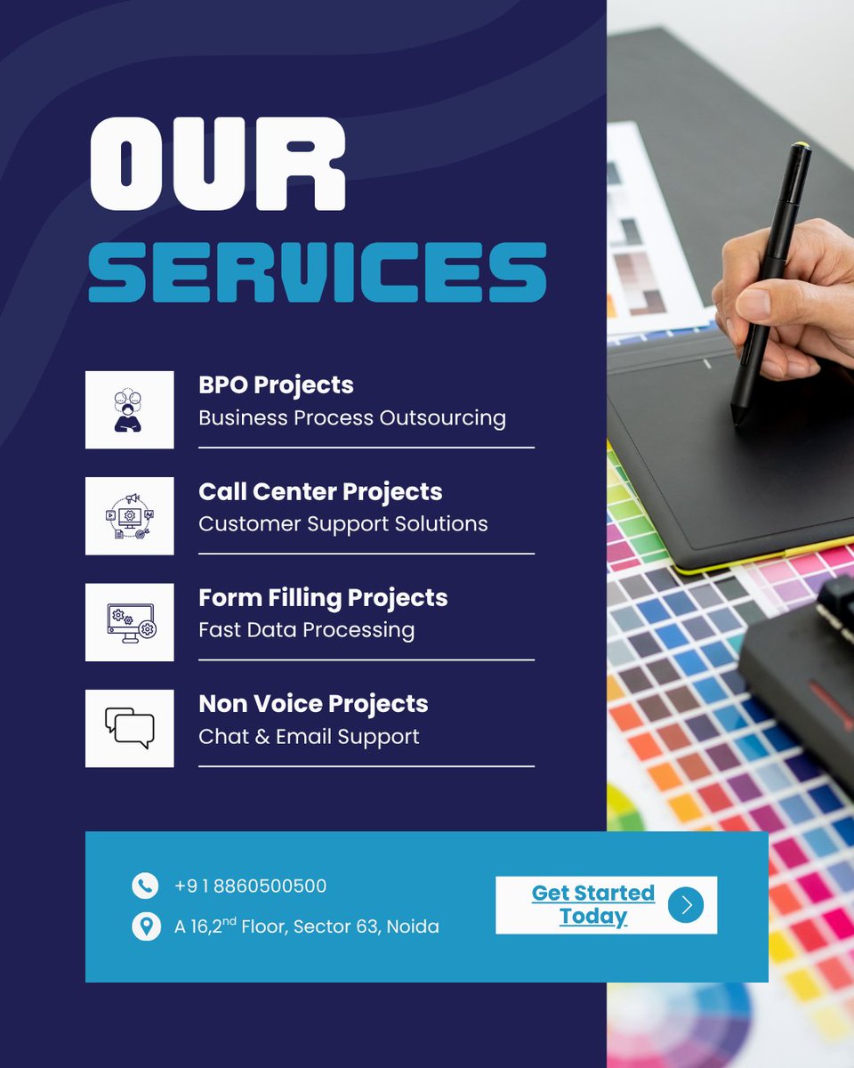 Ascent_bpo's tweet photo. Scale your business with reliable outsourcing solutions.
We outsource #BPOProjects, #CallCenterProjects, Form Filling Projects, and Non-Voice Projects to help businesses streamline operations and improve efficiency.

🔗 Learn more: https://t.co/7VBr6b8t1L https://t.co/bjJbRQ1gNx
