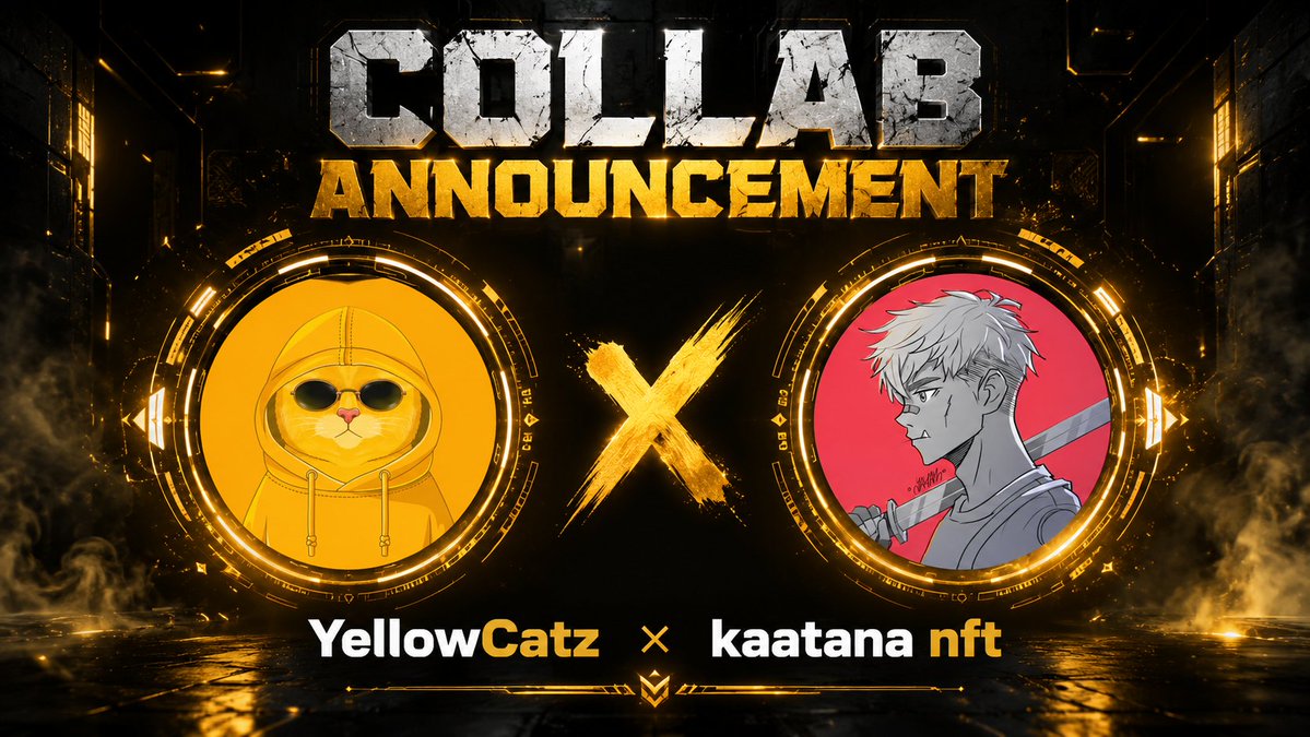 jackrockz77's tweet photo. 🤝We're happy to announce our collaboration with @Kaatana_nft 

YellowCatz × @Kaatana_nft

3000 supply 
FREE MINT on ETH

YellowCatz holders have received the maximum allocation of spots available! 🐱🔥 https://t.co/2N3M3Cy4ew
