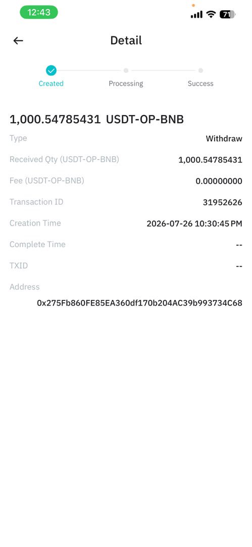 Jaden_Wagmi's tweet photo. Thank you @BitMartExchange, my withdrawal has been approved! 

But there is one more thing. This is one of my fellow merchant, who has served your exchange over the course of your operation in NGN market. 

Kindly approve his withdrawal of 1000+ USDT. Thank you. Below is the withdrawal ID: 31952626

Thanks to all my community for the support, we have one more to do here. Let’s continue tagging @BitMartExchange till they approve the above withdrawal request.