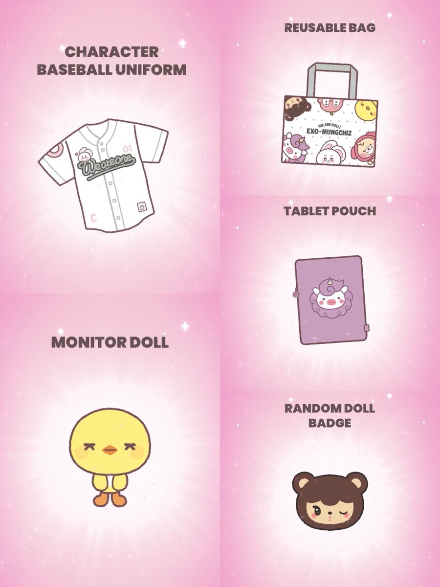 DYOcolateMint's tweet photo. EXO-MUNGCHIZ OFFICIAL MERCHANDISE 

I can feel there are 5 more in the next drop 🤣 https://t.co/sp3ZmSUdmQ