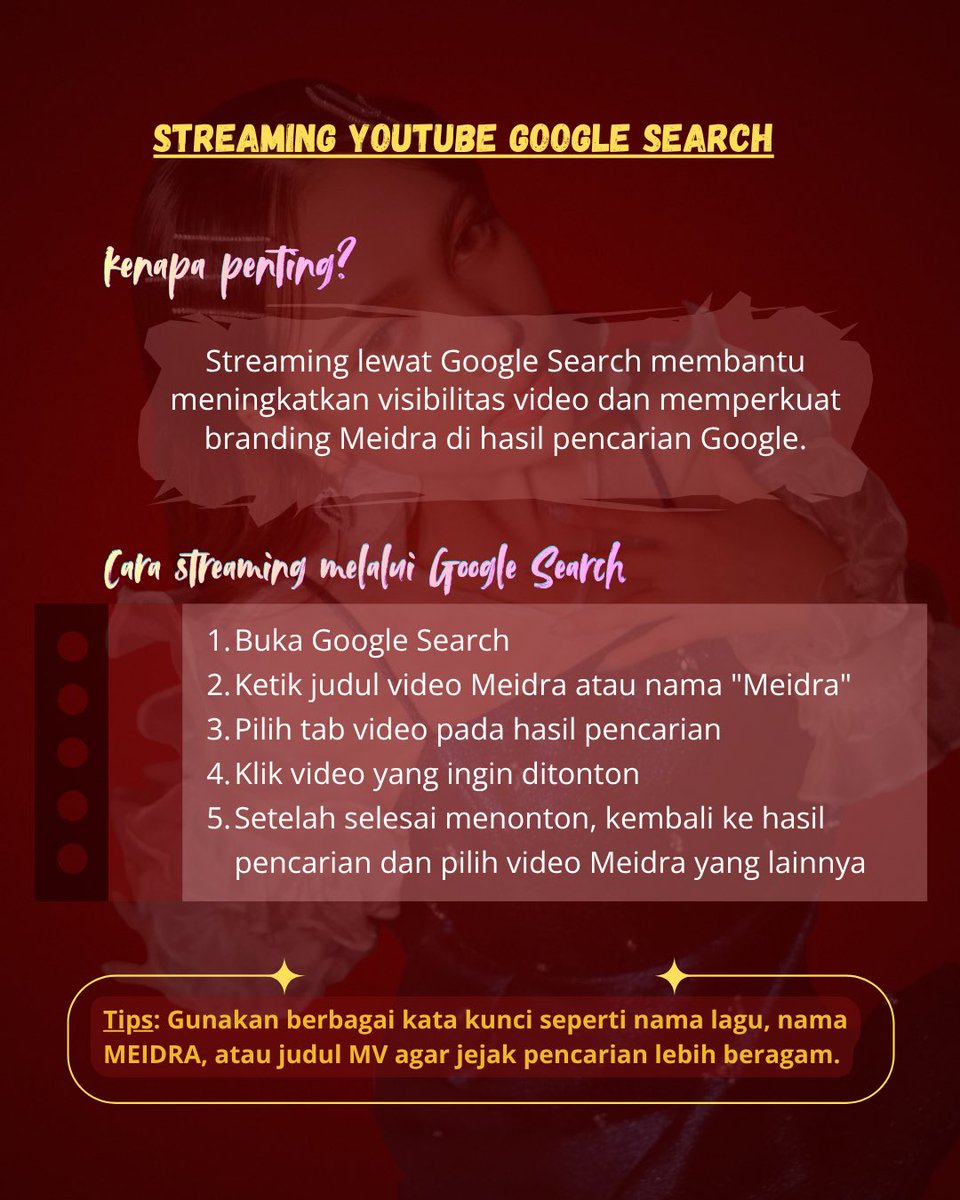 MeidragonStream's tweet photo. Menyambut perilisan yang semakin dekat, yuk pahami dulu guide streaming YouTube ini biar nanti kita bisa streaming bareng dan memberikan dukungan terbaik untuk lagu yang akan segera rilis. 🤍

#Meidra https://t.co/2ytJQ78Vo9