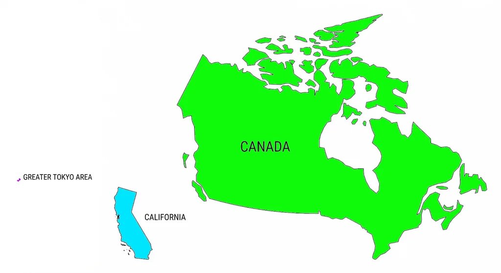 Rainmaker1973's tweet photo. Fun fact.

These three places all have about the same population. https://t.co/L8TBovv7zM