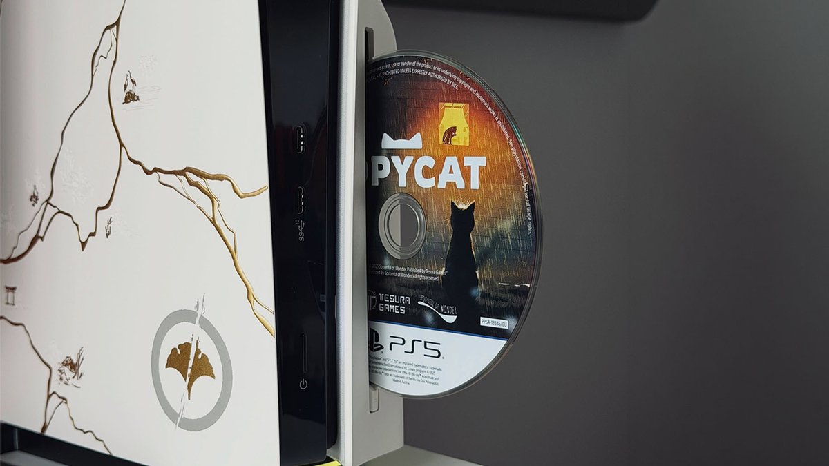 GameCopycat's tweet photo. Hi kittens! Like many of you, we were gutted to hear about Sony's decision to discontinue physical game disc production for all new PlayStation games starting in January 2028. We love physical media and believe players should have a choice - to go digital or physical. We want Sony to hear us. 

If you would like to sign the petition, please join us. It's now at over 300,000 signatures from gamers, collectors, and retailers: https://t.co/f9w58l8sCe

📸 @ralexxanderr - Thank you for the beautiful photo. 💛