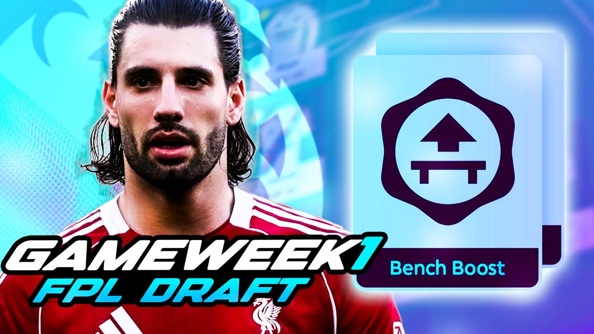 GameweekGuru's tweet photo. 🚨 NEW VIDEO 🚨

BB1 or BB2? 🤔

My #FPL 2026/27 chip strategy + GW1 draft is here.

Watch: https://t.co/EHsZr8rgyn https://t.co/dQKKaqqHU4