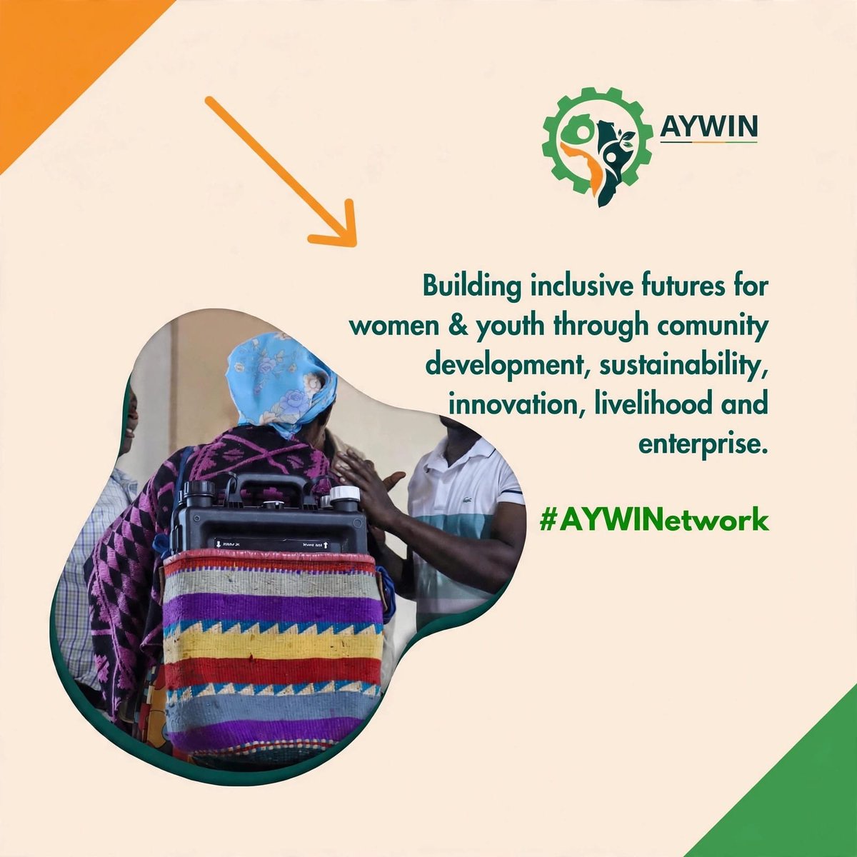 AYWINetwork's tweet photo. Africa Inclusion,Work &amp;Innovation Network(AYWIN)

Exists to bridge that gap by connecting people, ideas and partnerships that advance inclusive economic growth, green livelihoods, entrepreneurship and sustainable development.
#AYWINetwork https://t.co/NG20bEuCxk
