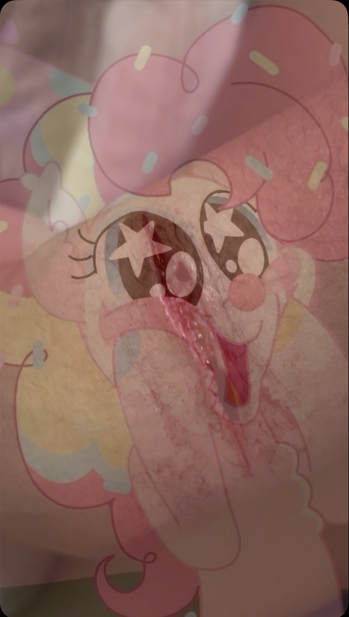 sucrapper's tweet photo. Pinkie pie is soo happy!! All fake Halloween makeup special effects #shedtwt #slittwt #beans #styro #sub #subtwt #sh https://t.co/olryhC79MU