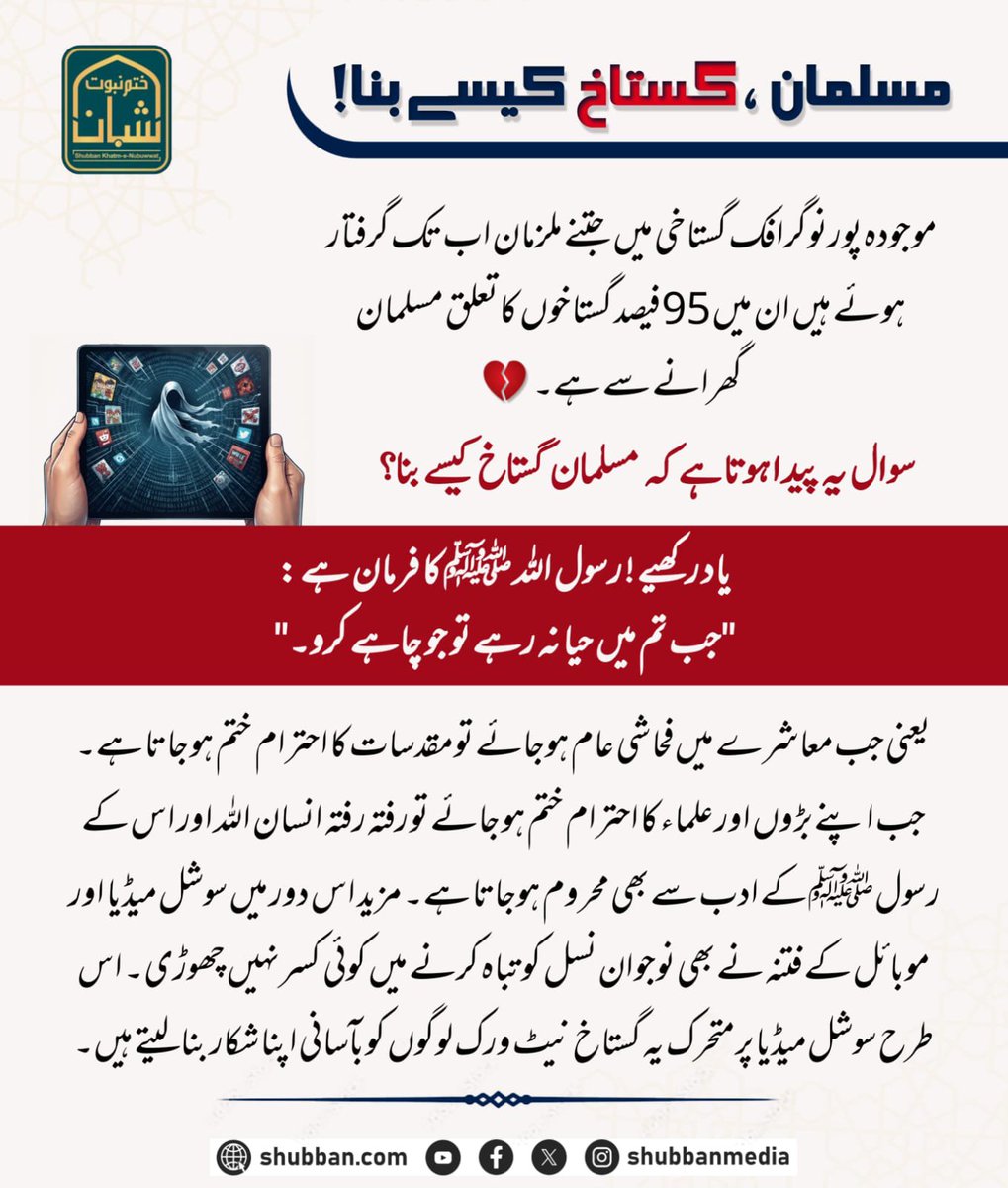 SDaudali's tweet photo. *مسلمان گستاخ کیسے بنا !*

*Shubban Khatam E Nubuwwat* https://t.co/ofhWdg3HAv