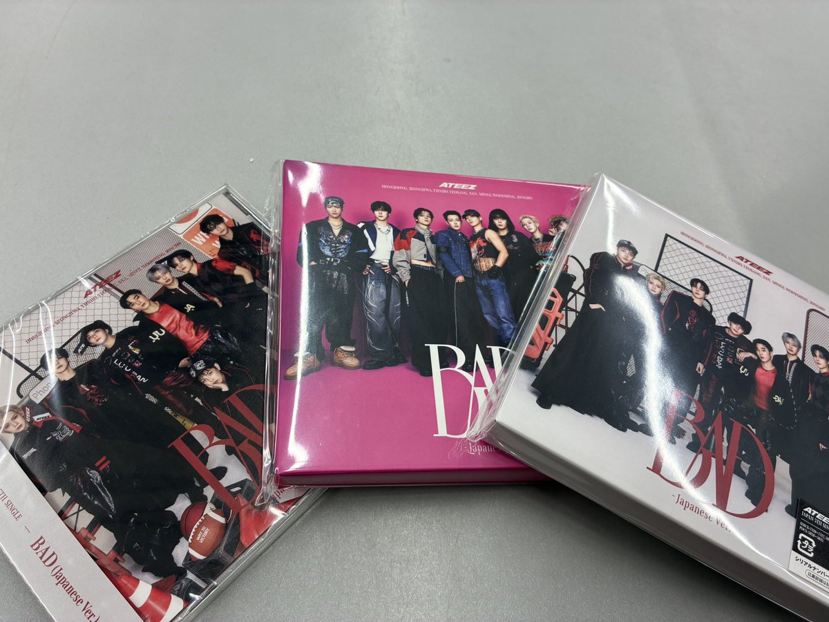 PITBABE トレカ 日本 ATEEZ】 日本シングル『#BAD』が入荷いたしました💥 🎁特典 トレカ