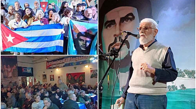 infocapac's tweet photo. En Buenos Aires recordaron el Asalto al Cuartel Moncada en #Cuba
Argentinos desbordaron la noche del 25 de julio el galpón de la calle Alsina exaltando la gesta de los asaltos a los cuarteles Moncada, en Santiago, y Carlos Manuel de Céspedes, en Bayamo
https://t.co/q2MqtUUH8e https://t.co/TbRF73Qfz1