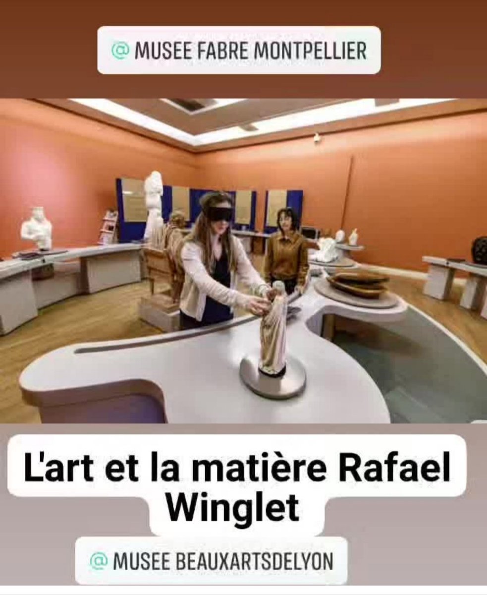 rafaelwinglet's tweet photo. Hoy se cumple 10 años que inauguramos esté fantástico proyectó con el @museefabre y el @MuseeLouvre  L'art et la matiere. Nos invita a ver el arte desde lo no viable. Desdes la invidencia https://t.co/2yVPal8hzx