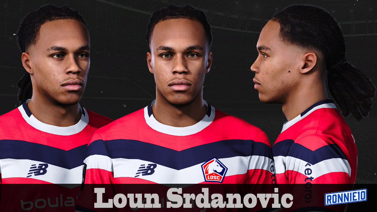 RonnieFacemaker's tweet photo. Loun Srdanovic / Srdanović 🇨🇭 - Lille OSC 🇫🇷

Download here: https://t.co/FyAD19JhZp
Visit my shop: https://t.co/jLrJ27Cs4R

#eFootball #eFootball2025 #pes21 #PES2021 #pes2020 #efootball2021 #Ligue1 #Ligue1McDonalds #FL26 #FL27 #FootballLife27 #losc #lounsrdanovic @losclive https://t.co/w93wwLMuSn