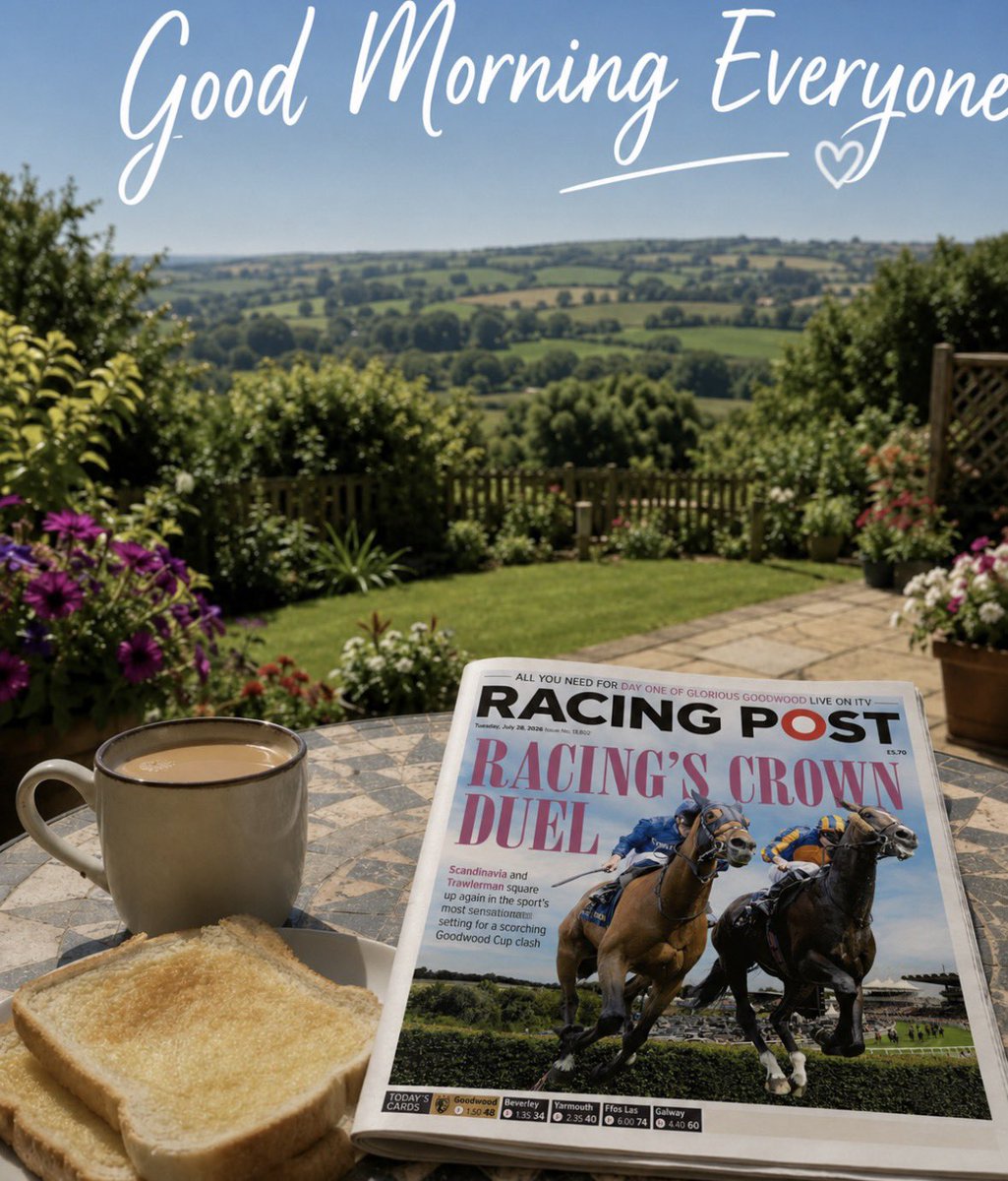 Baldpunter's tweet photo. Good Morning 
and Happy Goodwood everyone https://t.co/rvYXzHNv1W