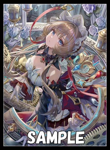 midnightblue032's tweet photo. 【C108/夏コミ/WEB頒布/新作告知7】
クロックワークス サンドローネのスリーブとプレイマット��なります。
イラストレーターはtorinoさん（@TorinoAqua）です。 https://t.co/j5cDBcm5Us