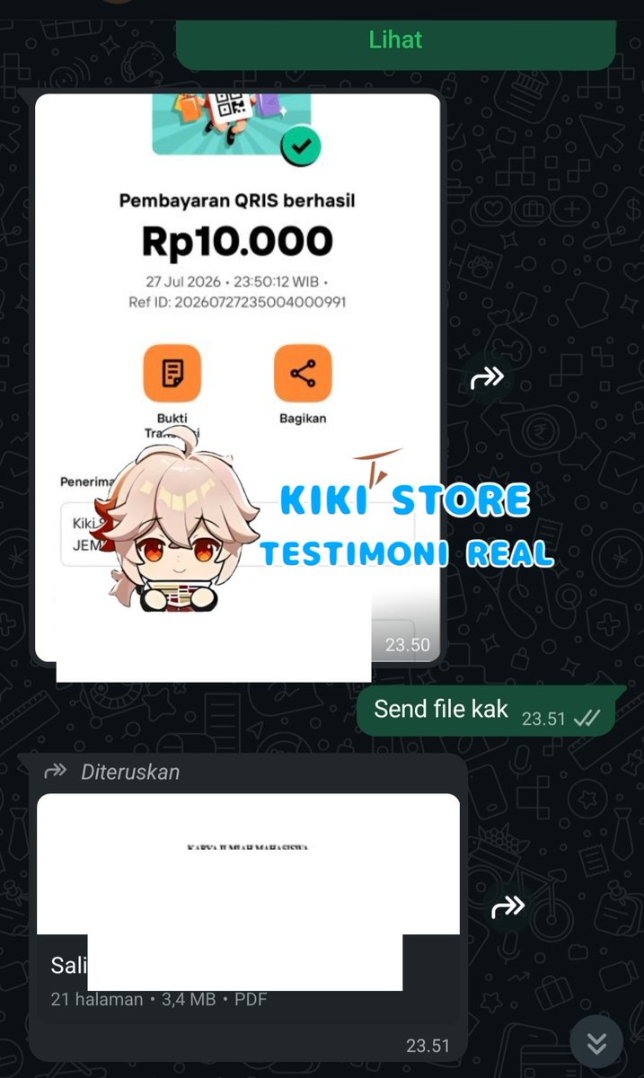 kikistore_'s tweet photo. Takut cek turnitin abal abal? Disini bisa cek turnitin no repository yaa kak, cukup kirim file dan request filter. Testi 700+
📩 Sung wa di biokuu 

#zonauang https://t.co/AR6ED2dco2